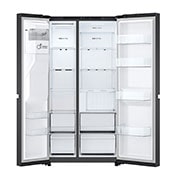 LG 638L Side by Side (Matte Black), Energialuokka E, Vesi/jää ilman vesijohtoliitäntää, Smart Diagnosis™, GSLC40EPPE, GSLC40EPPE, thumbnail 3