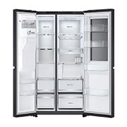 LG 628L InstaView Door in Door™ Side by Side (Essence Black), Energialuokka D, Vesi/jää ilman vesijohtoliitäntää, Smart Diagnosis™ ja Wi-Fi, yksityiskohtaiset tiedot 1, GSXE90EVAD, thumbnail 5
