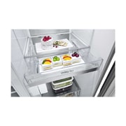 LG 628L InstaView Door in Door™ Side by Side (Metal Sorbet), Energialuokka D, Vesi/jää ilman vesijohtoliitäntää, Smart Diagnosis™ ja Wi-Fi, GSXE90MBAD, thumbnail 8