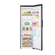 LG 324L: n Erillinen pakastin (Matte Black) - Energialuokka D, Total No Frost, Express Freeze, Front with food, GLT51MCGSF, thumbnail 2