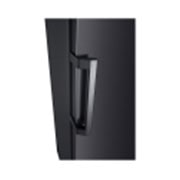 LG 324L: n Erillinen pakastin (Matte Black) - Energialuokka D, Total No Frost, Express Freeze, Handle view, GLT51MCGSF, thumbnail 4