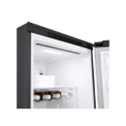LG 324L: n Erillinen pakastin (Matte Black) - Energialuokka D, Total No Frost, Express Freeze, Top view, GLT51MCGSF, thumbnail 7