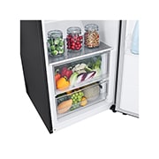 LG 324L: n Erillinen pakastin (Matte Black) - Energialuokka D, Total No Frost, Express Freeze, Front with food, GLT51MCGSF, thumbnail 2