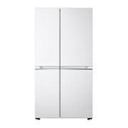 LG 662L Side by Side (Valkoinen), Energialuokka E, Smart Diagnosis™, front view, GSBC40SWPE, thumbnail 1