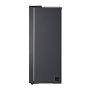 LG 641L Door in Door™ Side by Side (Matte Black), Energialuokka E, Vesi/jää vesijohtoliitännällä, Smart Diagnosis™ , side view, GSLC41EPPE, thumbnail 15