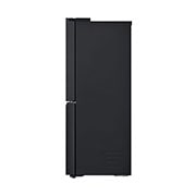 LG 641L French Door Side-by-Side  (Essence Black) - Energialuokka E, Vesi/jää ilman vesijohtoliitäntää, Smart Diagnosis™ ja Wi-Fi, side view, GML960EVBE, thumbnail 16