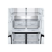 LG 641L French Door Side-by-Side  (Essence Black) - Energialuokka E, Vesi/jää ilman vesijohtoliitäntää, Smart Diagnosis™ ja Wi-Fi, drawer view, GML960EVBE, thumbnail 9