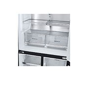 LG 638L InstaView French Door (Essence Black) - Energialuokka E, Vesi/jää ilman vesijohtoliitäntää, Smart Diagnosis™ ja Wi-Fi, GMG960EVJE, thumbnail 6
