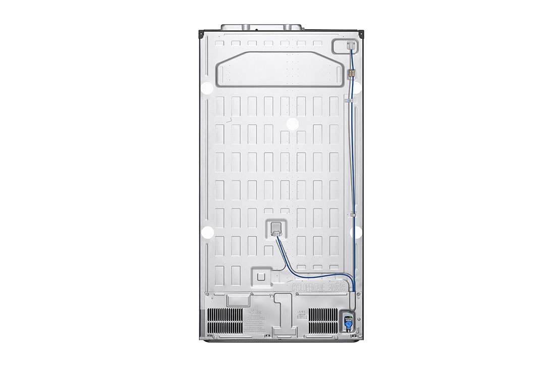 LG 635L InstaView™ Side by Side (Matte Black), Energialuokka E, Vesi/jää vesijohtoliitännällä, Smart Diagnosis™ ja Wi-Fi, back view, GSGV81EPLL, thumbnail 17