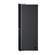 LG 635L InstaView™ Side by Side (Matte Black), Energialuokka E, Vesi/jää vesijohtoliitännällä, Smart Diagnosis™ ja Wi-Fi, side view, GSGV81EPLL, thumbnail 16