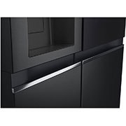 LG 635L InstaView™ Side by Side (Matte Black), Energialuokka E, Vesi/jää vesijohtoliitännällä, Smart Diagnosis™ ja Wi-Fi, Dispenser, GSGV81EPLL, thumbnail 9