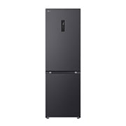 LG 1.86M 344L Jääkaappipakastimet (Essence Matte Black) - Energialuokka D, Nature Fresh, Door Cooling+™ ja Smart Diagnosis™ Wi-Fi, front view , GBV5150DEP, thumbnail 1