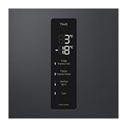 LG 1.86M 344L Jääkaappipakastimet (Essence Matte Black) - Energialuokka D, Nature Fresh, Door Cooling+™ ja Smart Diagnosis™ Wi-Fi, buttom store  without food , GBV5150DEP, thumbnail 6
