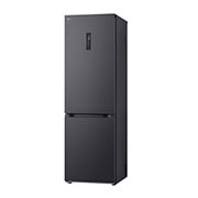 LG 1.86M 344L Jääkaappipakastimet (Essence Matte Black) - Energialuokka D, Nature Fresh, Door Cooling+™ ja Smart Diagnosis™ Wi-Fi, side view, GBV5150DEP, thumbnail 14