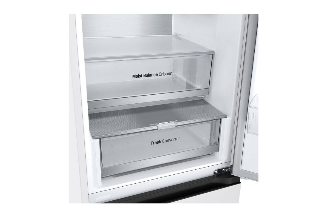 LG 2.03M 387L Jääkaappipakastimet (Valkoinen) - Energialuokka D, Door Cooling™ ja Smart Diagnosis™ ja Wi-Fi, drawer, GBV5250DSW, thumbnail 8
