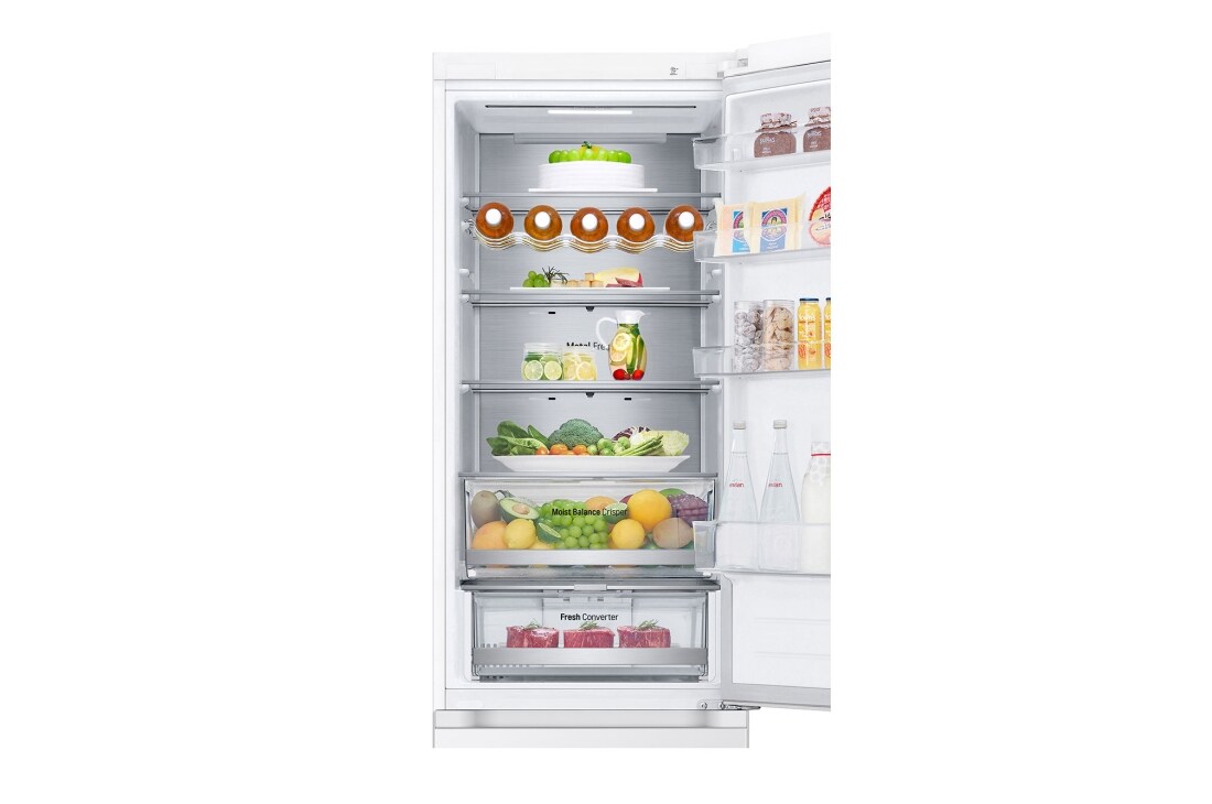 LG 2.03M 387L Jääkaappipakastimet (Valkoinen) - Energialuokka D, Door Cooling™ ja Smart Diagnosis™ ja Wi-Fi, duct food, GBV5250DSW, thumbnail 9