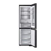 LG 186M 349L Jääkaappipakastimet(Essence Black) - Energialuokka C, InstaView™, Nature Fresh, Door Cooling+™ Smart Diagnosis™ Wi-Fi, front open, GBG5160CEV, thumbnail 3