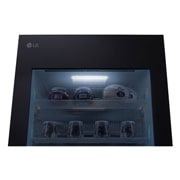 LG 186M 349L Jääkaappipakastimet(Essence Black) - Energialuokka C, InstaView™, Nature Fresh, Door Cooling+™ Smart Diagnosis™ Wi-Fi, closeup view of display, GBG5160CEV, thumbnail 13