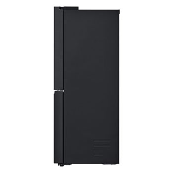 LG 638L InstaView Craft Ice French Door Side-by-Side (Essence Black Steel) - Energialuokka E, Vesi/jää ilman vesijohtoliitäntää, Smart Diagnosis™ med Wi-Fi, side view, GMG960EVEE, thumbnail 14