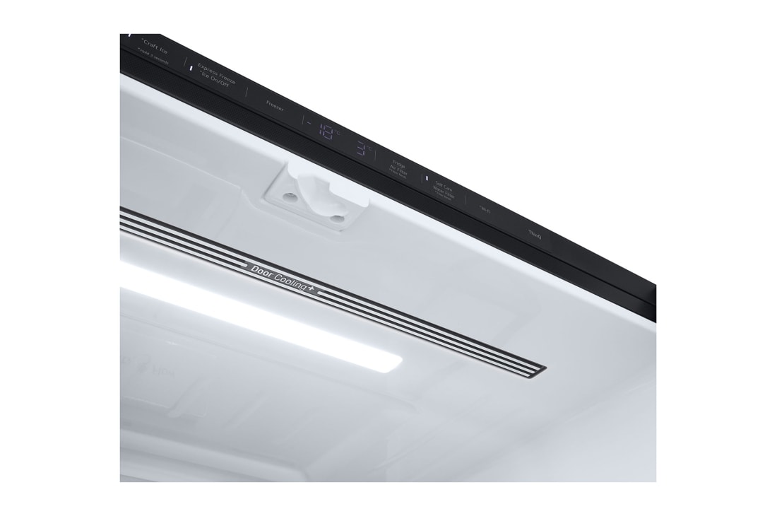 LG 638L InstaView Craft Ice French Door Side-by-Side (Essence Black Steel) - Energialuokka E, Vesi/jää ilman vesijohtoliitäntää, Smart Diagnosis™ med Wi-Fi, Tray view, GMG960EVEE, thumbnail 7