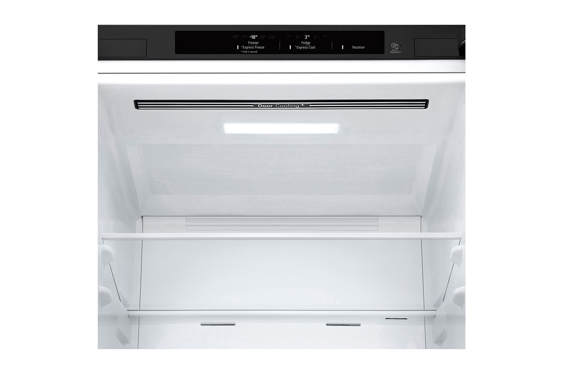 LG 1.86M 344L Jääkaappipakastimet (Essence Matte Black) - Energialuokka A, Door Cooling™ ja Smart Diagnosis™ , DoorCooling_LED, GBV3100AEP, thumbnail 5