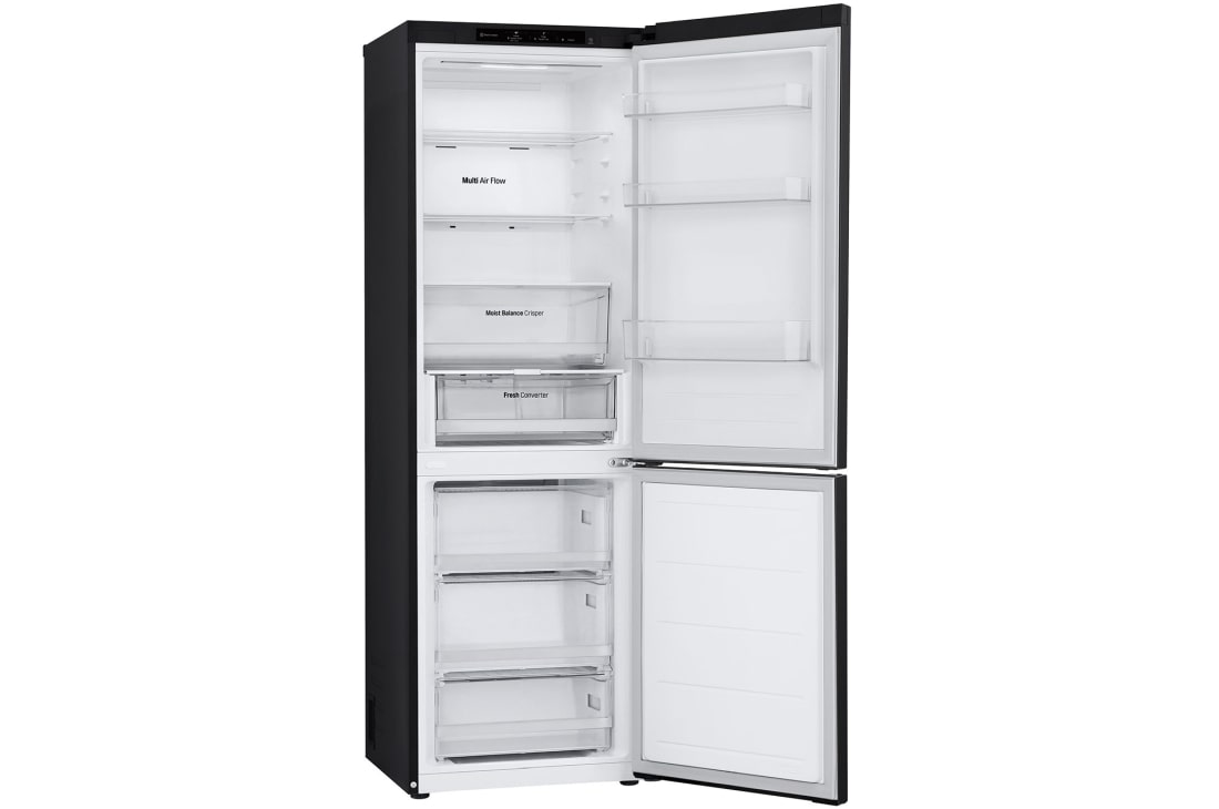 LG 1.86M 344L Jääkaappipakastimet (Essence Matte Black) - Energialuokka A, Door Cooling™ ja Smart Diagnosis™ , LeftSideOpen, GBV3100AEP, thumbnail 12