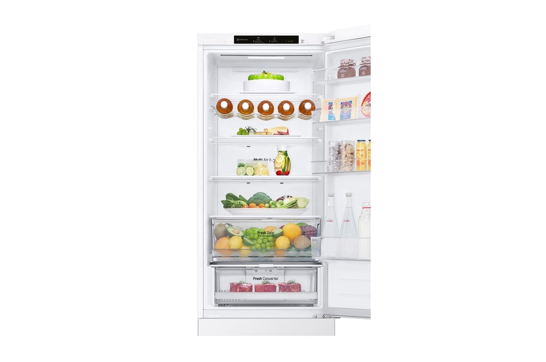LG 2.03M 387L Jääkaappipakastimet (Valkoinen) - Energialuokka B, Door Cooling™ ja Smart Diagnosis™, 2.03M 387L Jääkaappipakastimet (Valkoinen) - Energialuokka B, Door Cooling™ ja Smart Diagnosis™, GBV22NCBSW, thumbnail 4