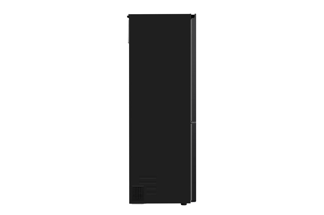 LG 1.86M 344L Jääkaappipakastimet (Essence Black) - Energialuokka E, Nature Fresh, Door Cooling+™ ja Smart Diagnosis™ - Wi-Fi, side view, GBV7170EEV, thumbnail 17