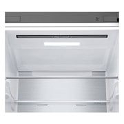 LG 1.86M 344L Jääkaappipakastimet (Prime Silver) - Energialuokka E, Nature Fresh, Door Cooling+™ ja Smart Diagnosis™ - Wi-Fi, top zoom view, GBV7170EPY, thumbnail 10