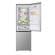 LG 1.86M 344L Jääkaappipakastimet (Prime Silver) - Energialuokka E, Nature Fresh, Door Cooling+™ ja Smart Diagnosis™ - Wi-Fi, front top empty , GBV7170EPY, thumbnail 13