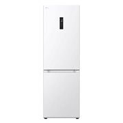 LG 1.86M 344L Jääkaappipakastimet (Valkoinen) - Energialuokka E, Nature Fresh, Door Cooling+™ ja Smart Diagnosis™ - Wi-Fi, front view, GBV7170ESW, thumbnail 1