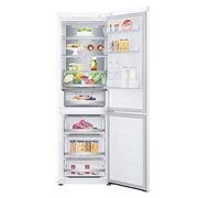 LG 1.86M 344L Jääkaappipakastimet (Valkoinen) - Energialuokka E, Nature Fresh, Door Cooling+™ ja Smart Diagnosis™ - Wi-Fi, font view with double door open, GBV7170ESW, thumbnail 6