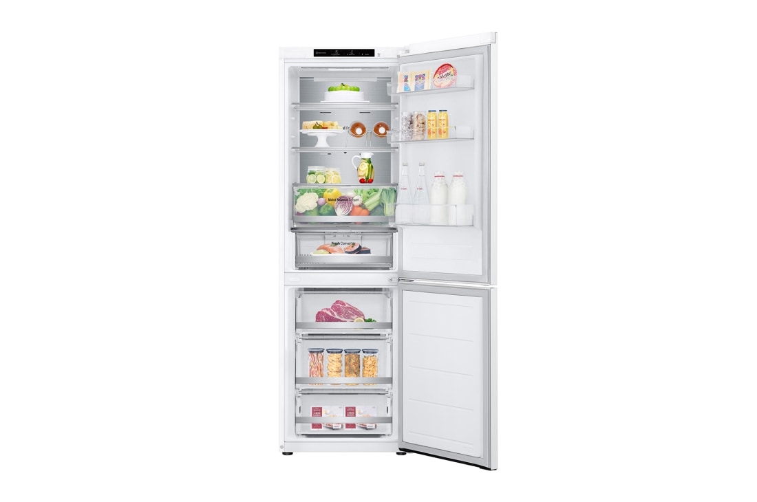 LG 1.86M 344L Jääkaappipakastimet (Valkoinen) - Energialuokka C, Nature Fresh, Door Cooling+™ ja Smart Diagnosis™, 1.86M 344L Jääkaappipakastimet (Valkoinen) - Energialuokka C, Nature Fresh, Door Cooling+™ ja Smart Diagnosis™, GBV5140CSW, thumbnail 5