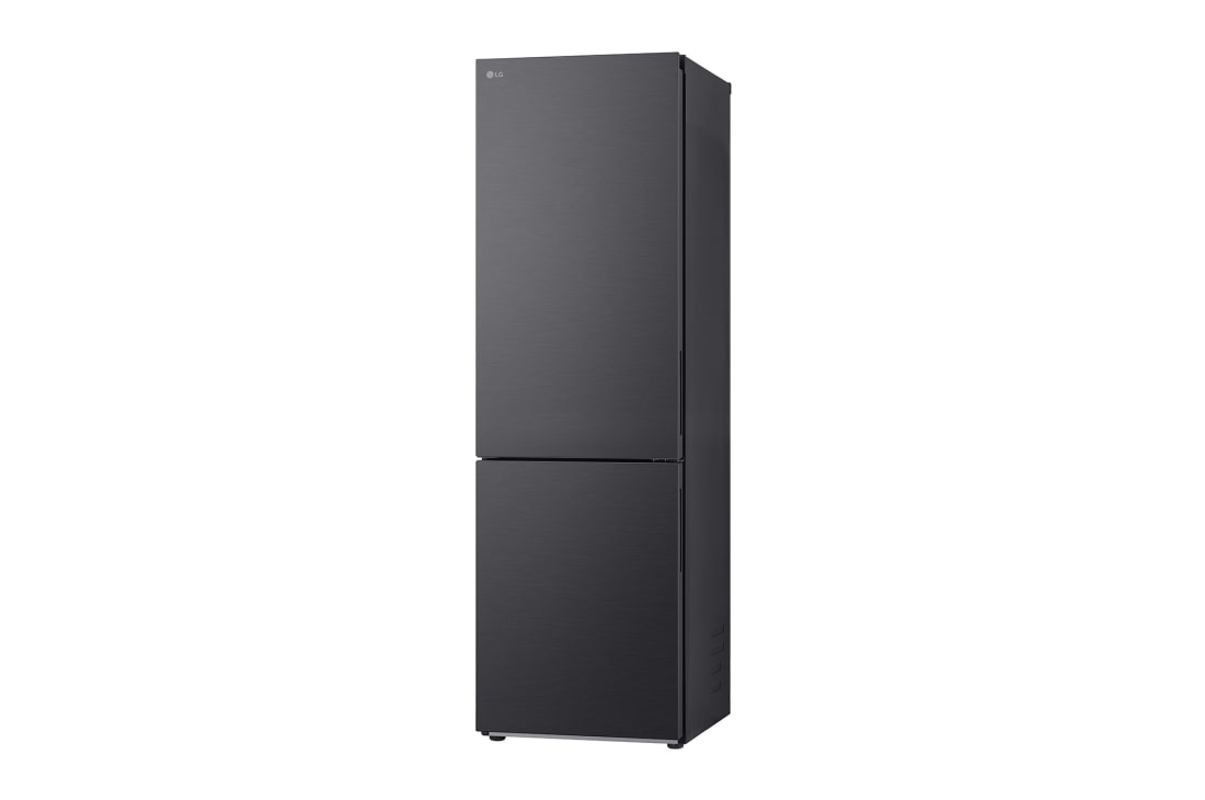 LG 1.86M 344L Jääkaappipakastimet (Essence Matte Black) - Energialuokka D, Nature Fresh, Door Cooling+™ ja Smart Diagnosis™, 1.86M 344L Jääkaappipakastimet (Essence Matte Black) - Energialuokka D, Nature Fresh, Door Cooling+™ ja Smart Diagnosis™, GBV21NCDEP, thumbnail 4