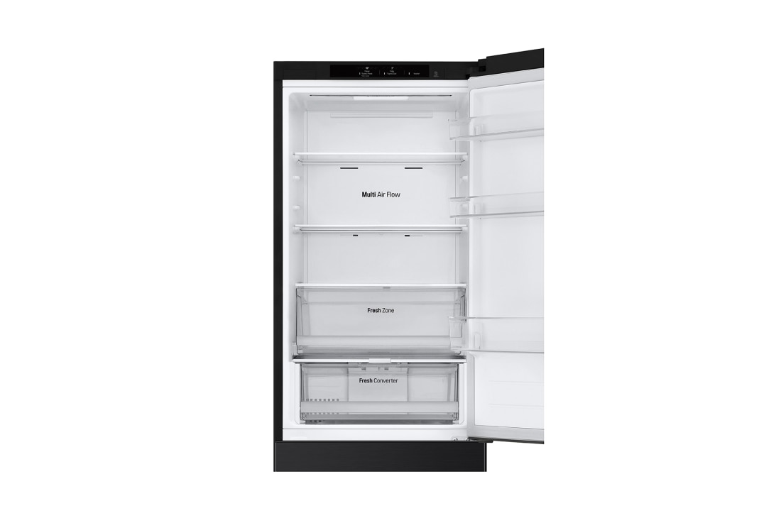 LG 1.86M 344L Jääkaappipakastimet (Essence Matte Black) - Energialuokka D, Nature Fresh, Door Cooling+™ ja Smart Diagnosis™, 1.86M 344L Jääkaappipakastimet (Essence Matte Black) - Energialuokka D, Nature Fresh, Door Cooling+™ ja Smart Diagnosis™, GBV21NCDEP, thumbnail 9