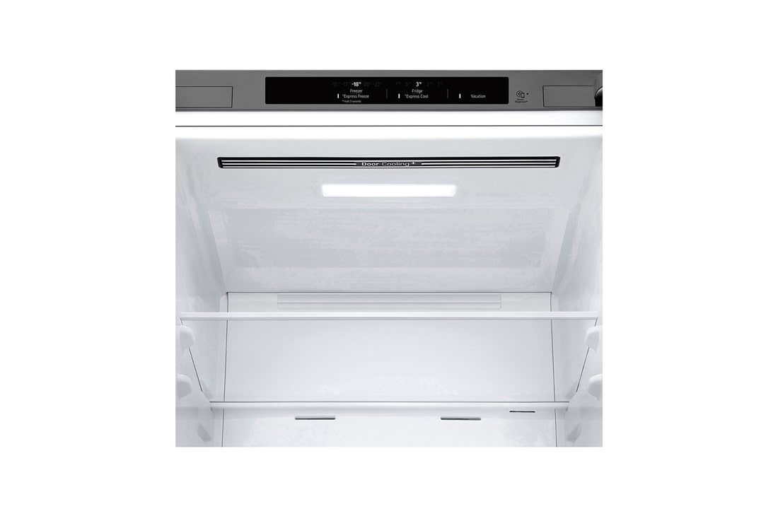 LG 1.86M 344L Jääkaappipakastimet (Prime Silver) - Energialuokka D, Nature Fresh, Door Cooling+™ ja Smart Diagnosis™, 2.03M 387L Jääkaappipakastimet (Essence Matte Black) - Energialuokka D, Door Cooling™ ja Smart Diagnosis™, GBV21NCDPY, thumbnail 7