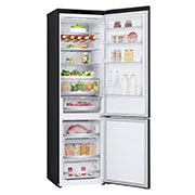 LG 2.03M 387L Jääkaappipakastimet (Essence Black) - Energialuokka A, Nature Fresh, Door Cooling+™ ja Smart Diagnosis™, left side view, GBVE2801EV, thumbnail 13
