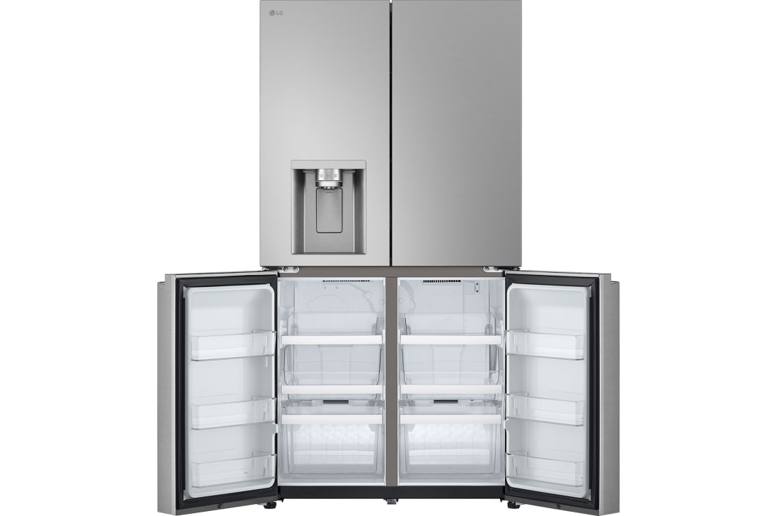 LG 637L French Door Side-by-Side (Prime Silver), Energialuokka E,  Vesi/jää vesijohtoliitännällä, Smart Diagnosis™, Edessä alhaalla auki, GML960PYFE, thumbnail 11