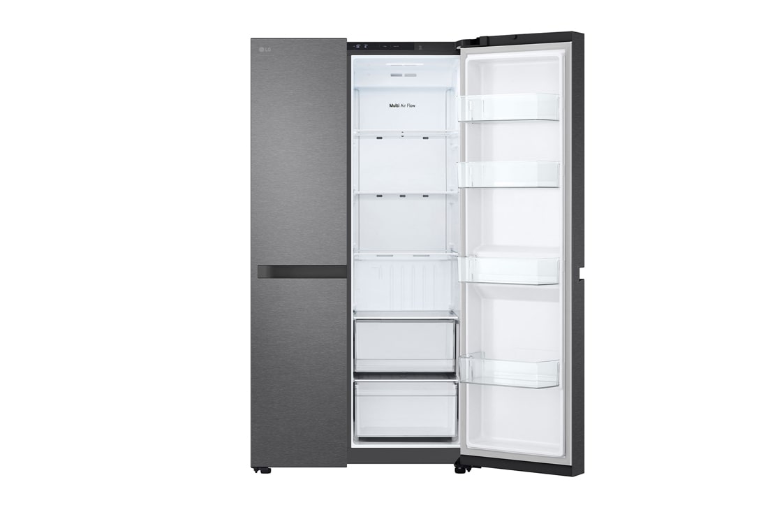 LG 662L Side by Side (Essence Matte Black), Energialuokka  E , Smart Diagnosis™, Inverter Linear Compressor, GSBC40EPPE, thumbnail 5