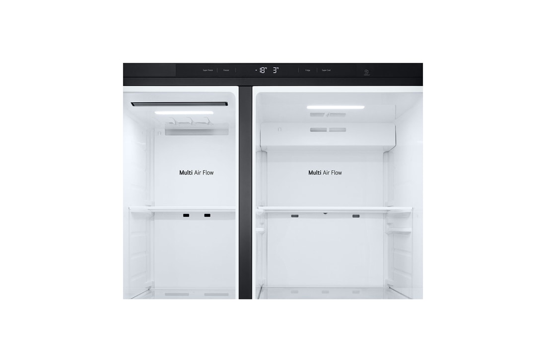 LG 662L Side by Side (Essence Matte Black), Energialuokka  E , Smart Diagnosis™, Nærbilde av skuff, GSBC40EPPE, thumbnail 7