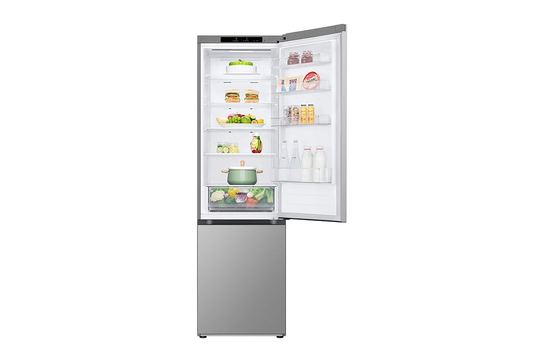 LG 2.03M 387L Jääkaappipakastimet (Prime Silver) - Energialuokka E, Nature Fresh, Door Cooling+™ ja Smart Diagnosis™, 2.03M 387L Jääkaappipakastimet (Prime Silver) - Energialuokka E, Nature Fresh, Door Cooling+™ ja Smart Diagnosis™, GBV22L0EPY, thumbnail 3