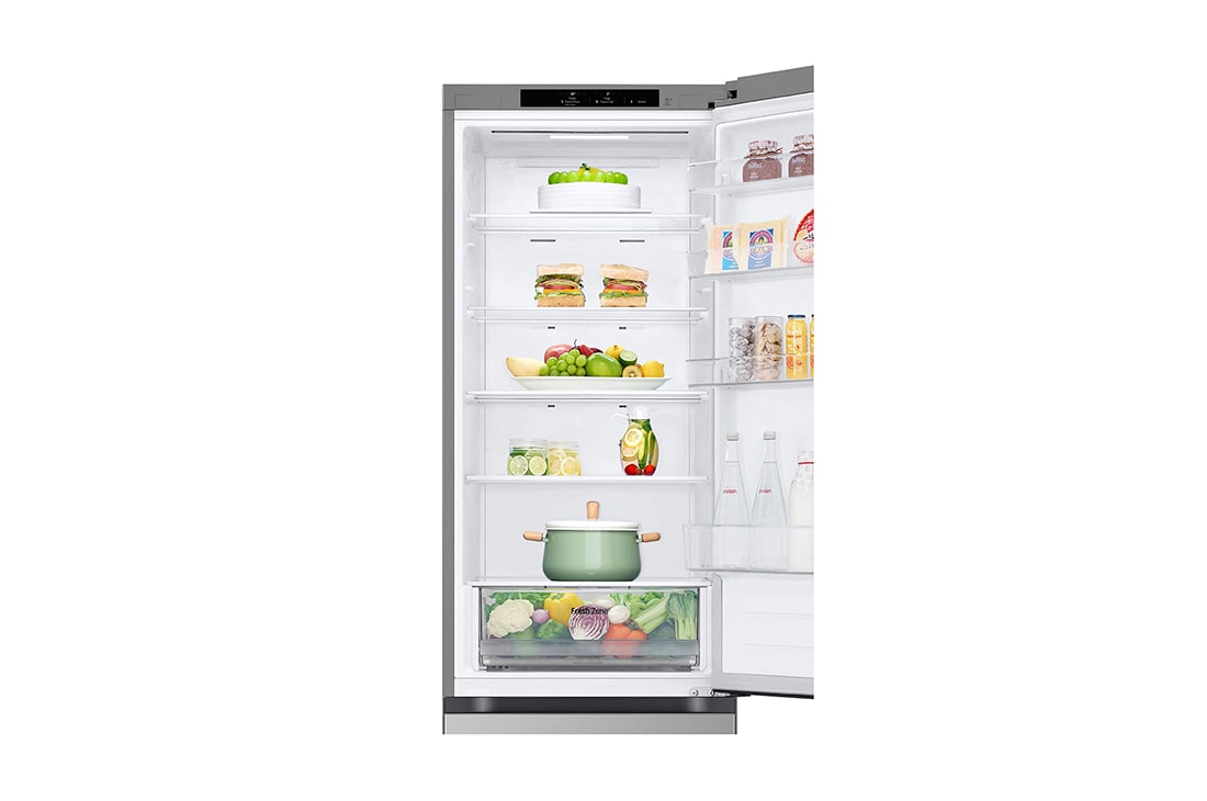 LG 2.03M 387L Jääkaappipakastimet (Prime Silver) - Energialuokka E, Nature Fresh, Door Cooling+™ ja Smart Diagnosis™, 2.03M 387L Jääkaappipakastimet (Prime Silver) - Energialuokka E, Nature Fresh, Door Cooling+™ ja Smart Diagnosis™, GBV22L0EPY, thumbnail 8