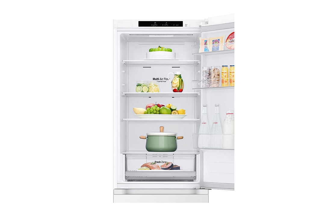 LG 1.86M 344L Jääkaappipakastimet (Valkoinen) - Energialuokka E, Door Cooling+™ ja Smart Diagnosis™, 1.86M 344L Jääkaappipakastimet (Valkoinen) - Energialuokka E, Door Cooling+™ ja Smart Diagnosis™, GBV21L0ESW, thumbnail 8