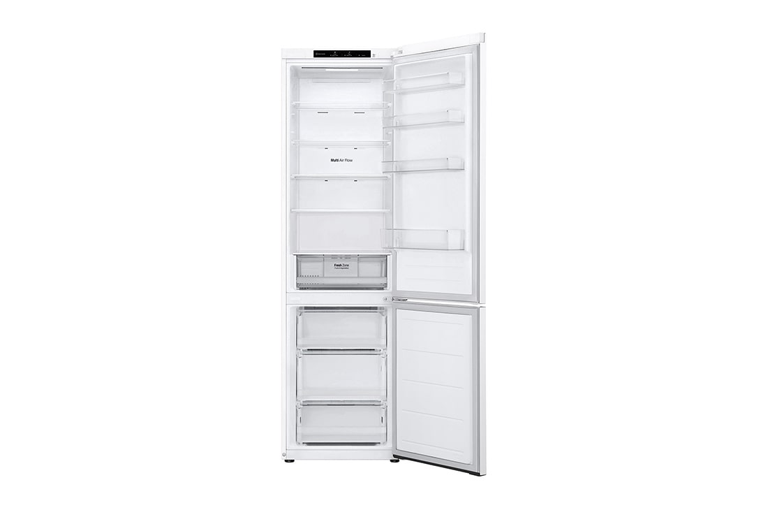 LG 2.03M 387L Jääkaappipakastimet (Valkoinen) - Energialuokka E, Nature Fresh, Door Cooling+™ ja Smart Diagnosis™, 2.03M 387L Jääkaappipakastimet (Prime Silver) - Energialuokka E, Nature Fresh, Door Cooling+™ ja Smart Diagnosis™, GBV22L0ESW, thumbnail 2