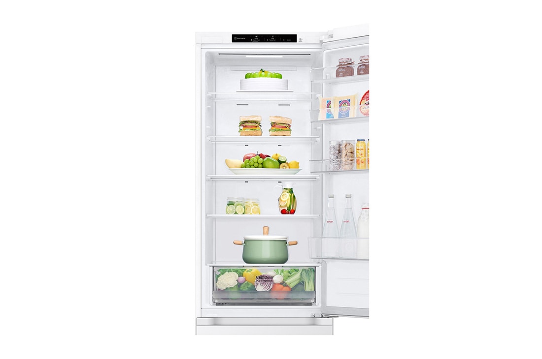 LG 2.03M 387L Jääkaappipakastimet (Valkoinen) - Energialuokka E, Nature Fresh, Door Cooling+™ ja Smart Diagnosis™, 2.03M 387L Jääkaappipakastimet (Prime Silver) - Energialuokka E, Nature Fresh, Door Cooling+™ ja Smart Diagnosis™, GBV22L0ESW, thumbnail 13