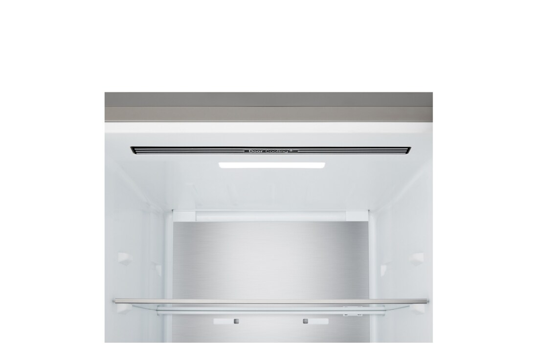 LG 1.86m 333L Jääkaappipakastin (Valkoinen) | Energialuokka D, Door Cooling+™ ja Smart Diagnosis™ Wi-Fi-yhteydellä, LG-jääkaappipakastimen (GBBS726CPY) etunäkymä, jossa näkyy DoorCooling⁺™-aukko, GBBS514DSW, thumbnail 8