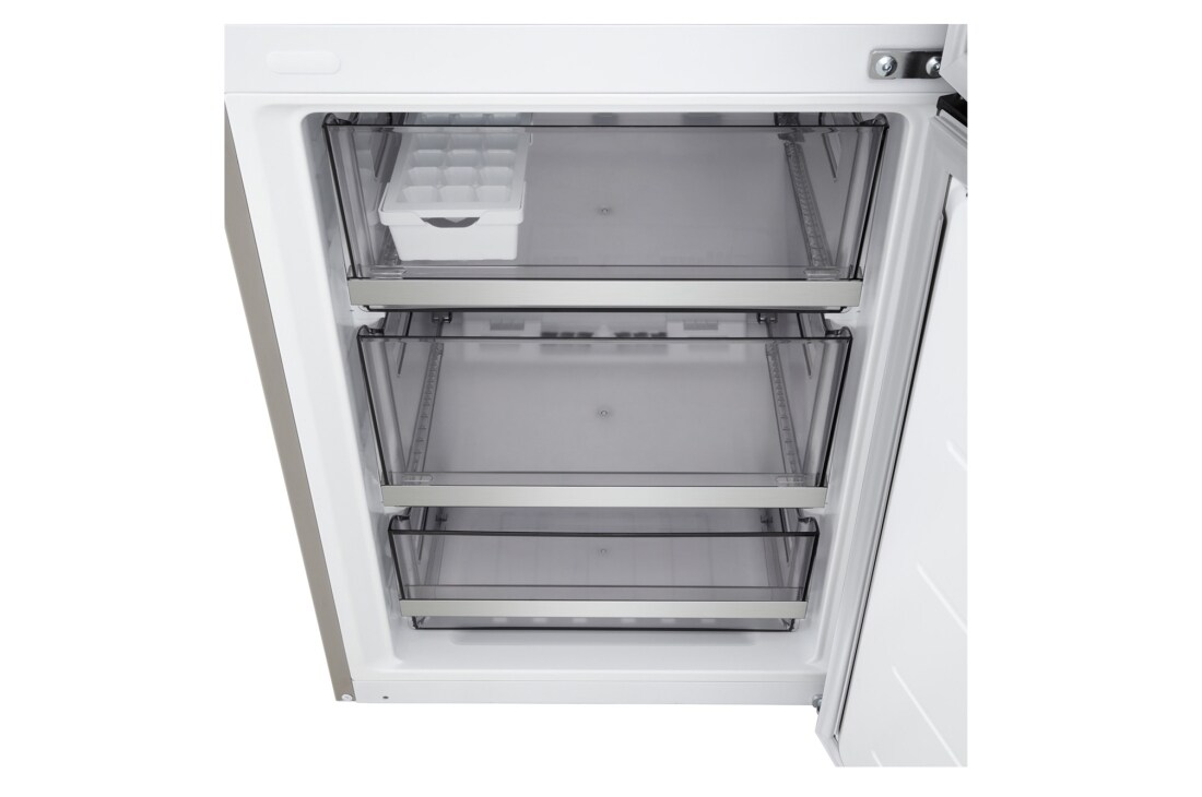 LG 1.86m 333L Jääkaappipakastin (Valkoinen) | Energialuokka D, Door Cooling+™ ja Smart Diagnosis™ Wi-Fi-yhteydellä, Alanäkymä LG-jääkaappipakastimesta (GBBS726CPY), GBBS514DSW, thumbnail 10