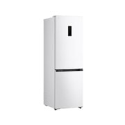 LG 1.86M 333L Jääkaappipakastimet (Valkoinen) - Energialuokka C, Nature Fresh, Door Cooling+™ ja Smart Diagnosis™ Wi-Fi, Näkymä LG-jääkaappipakastimeen (GBBS515CSW), jonka ovi on täysin auki, ja jääkaappi- ja pakastinosiot näkyvät, GBBS515CSW, thumbnail 2