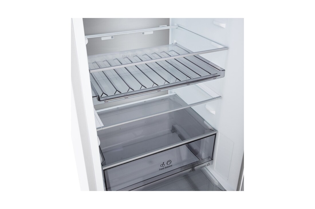 LG 1.86M 333L Jääkaappipakastimet (Valkoinen) - Energialuokka C, Nature Fresh, Door Cooling+™ ja Smart Diagnosis™ Wi-Fi, LG-jääkaappipakastimen (GBBS515CSW) takanäkymä, jossa näkyy takapaneeli, GBBS515CSW, thumbnail 13