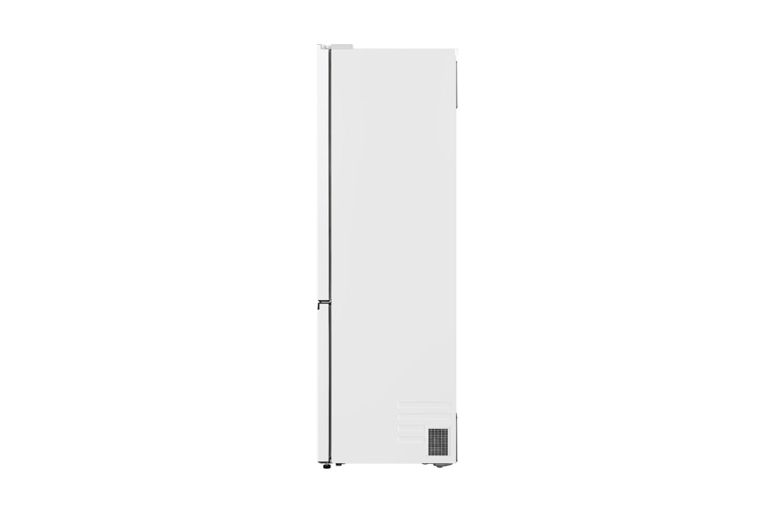 LG 2.03M 375L Jääkaappipakastin (Valkoinen) | Energialuokka D, Door Cooling+™ ja Smart Diagnosis™ Wi-Fi-yhteydellä, LG-jääkaappipakastimen (GBBS726CPY) etupuoli, joka näyttää ulkopuolen muotoilun, GBBS524DSW, thumbnail 12